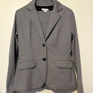 New York Company White and Black Womens Blazer Jacket Skirt Suit Size S.
